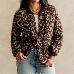 Sezane Noah leopard Jacket